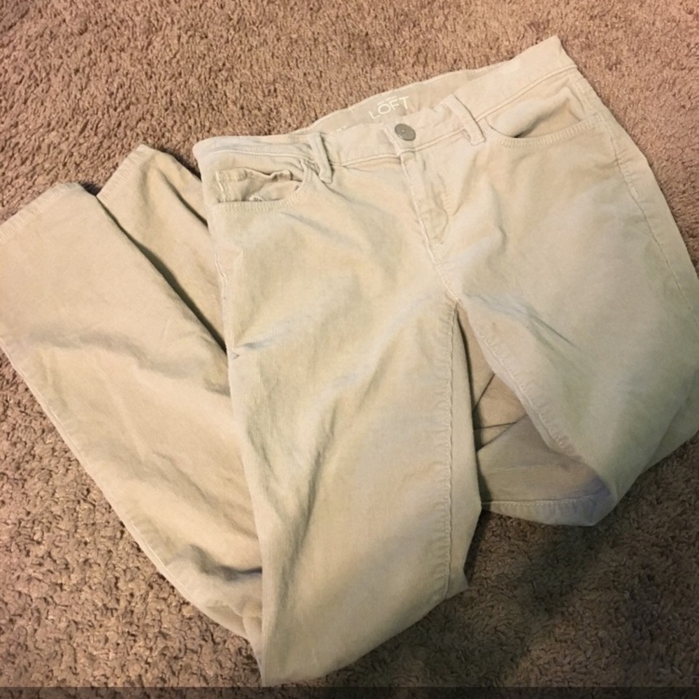 LOFT Petite Skinny Corduroys